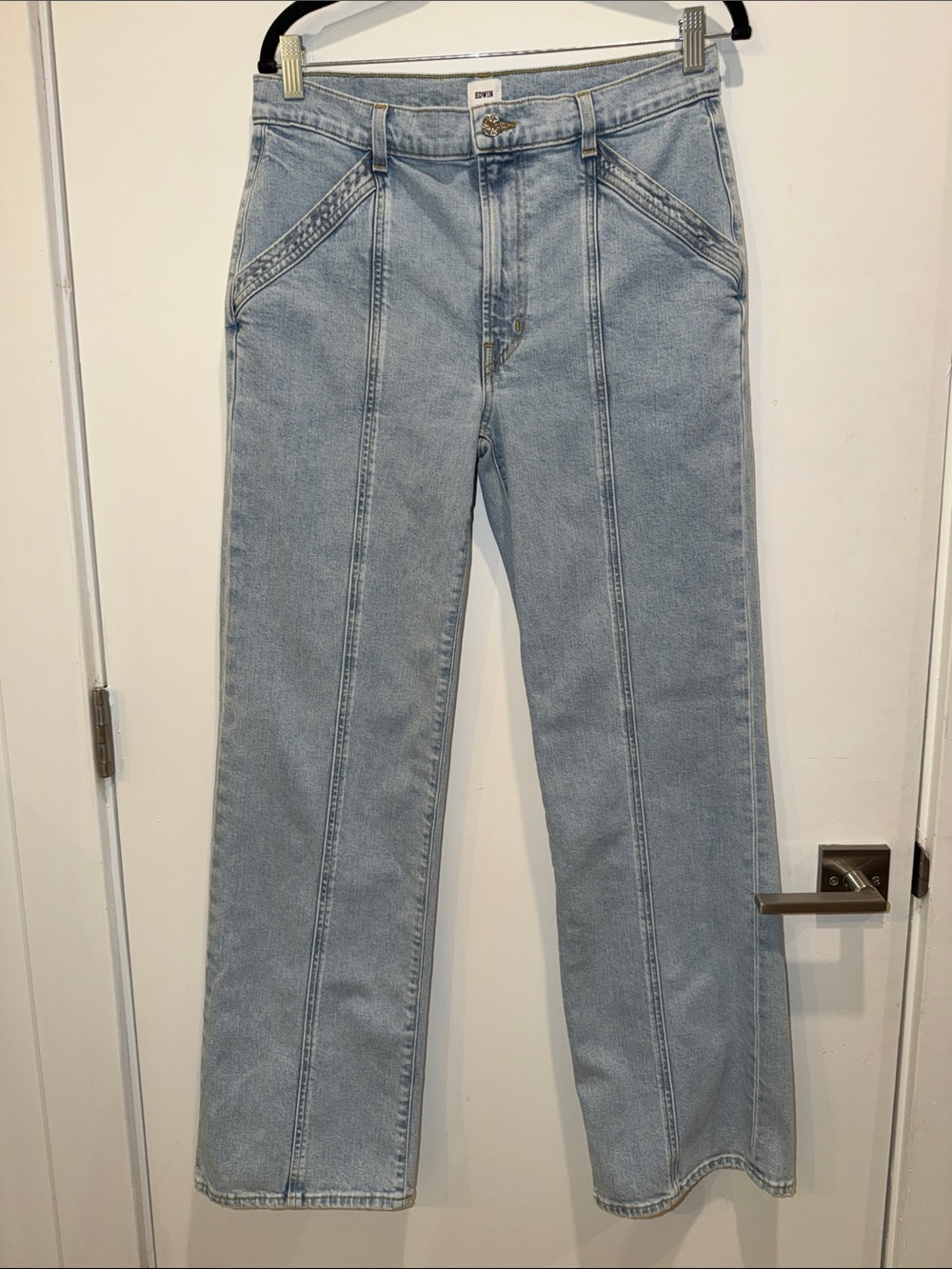 Edwin Marli Straight Harbour Blue Jeans, Sz 30